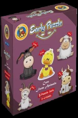 Early Puzzle – Cute Farm Animals