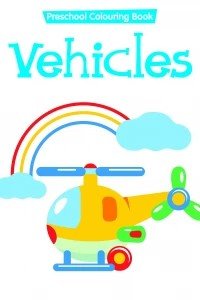 preschool colouring book..vehicles
