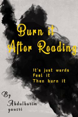 Burn it after reading