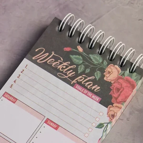 weekly planner 	Asian Style