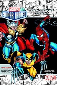 marvel - super hero  coloring
