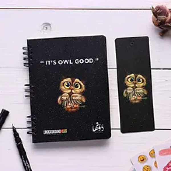 NOTEBOOK Its Owl Good wired