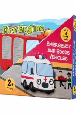 Emergency And Goods Vehicles 4 Book Pack