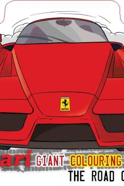Ferrari Giant Colouring Book For Kids-The Racing Cars Colouring Book