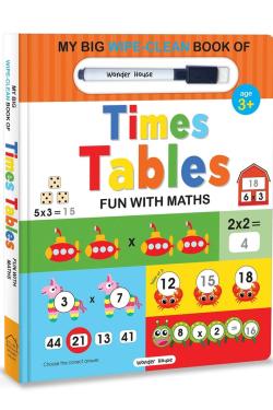 My Big Wipe And Clean Book of Times Tables for Kids : Fun With Maths