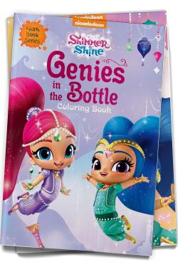 Genie in the Bottle: Giant Coloring Book for Kids
