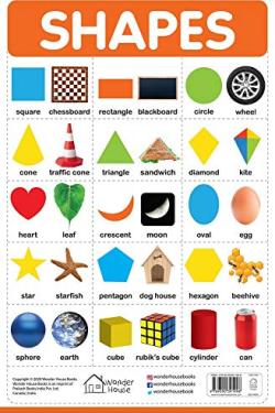 Shapes - My First Early Learning Wall Chart: For Preschool, Kindergarten, Nursery And Homeschooling