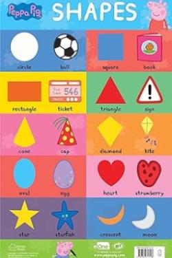 Learn with Peppa : Early Learning Shapes Chart for Children