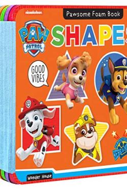 Pawsome Shapes Foam Books for Toddlers Paw Patrol Books