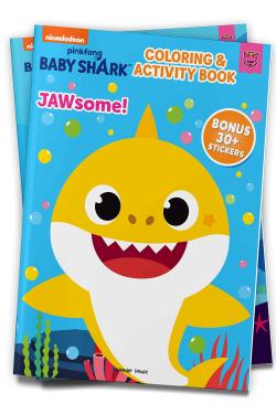 Pinkfong Baby Shark - Jawsome : Fun Coloring and Activity Book