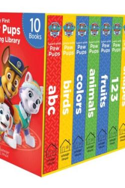 My First Paw Pups Learning Library: Boxset of 10 Board Books For Children