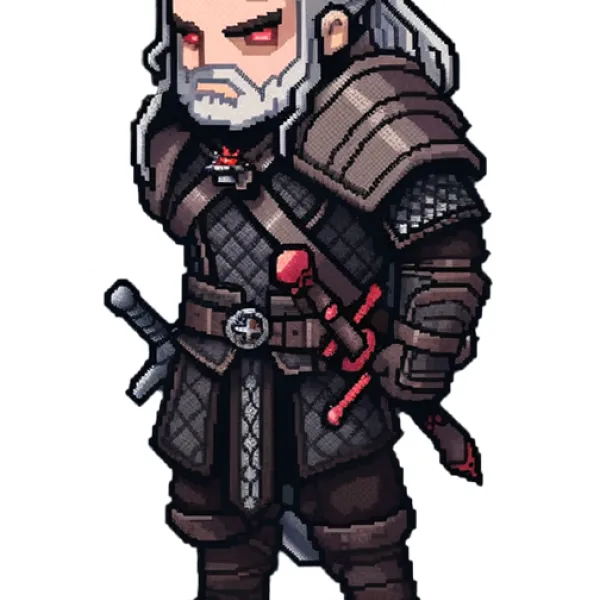 Geralt Pixel - The Witcher