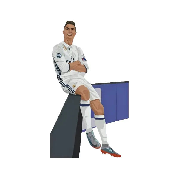 Ronaldo celebration - Football sticker