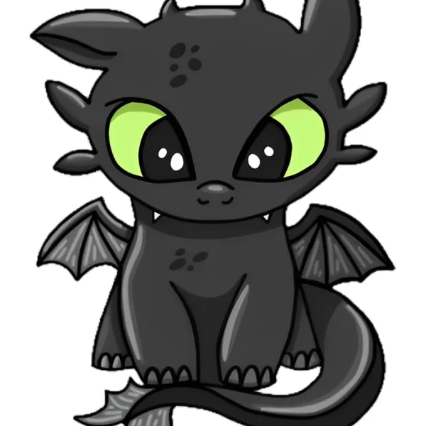 Cute baby Toothless