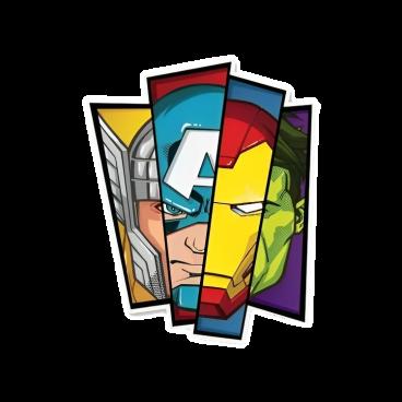 Classic Avengers Sticker