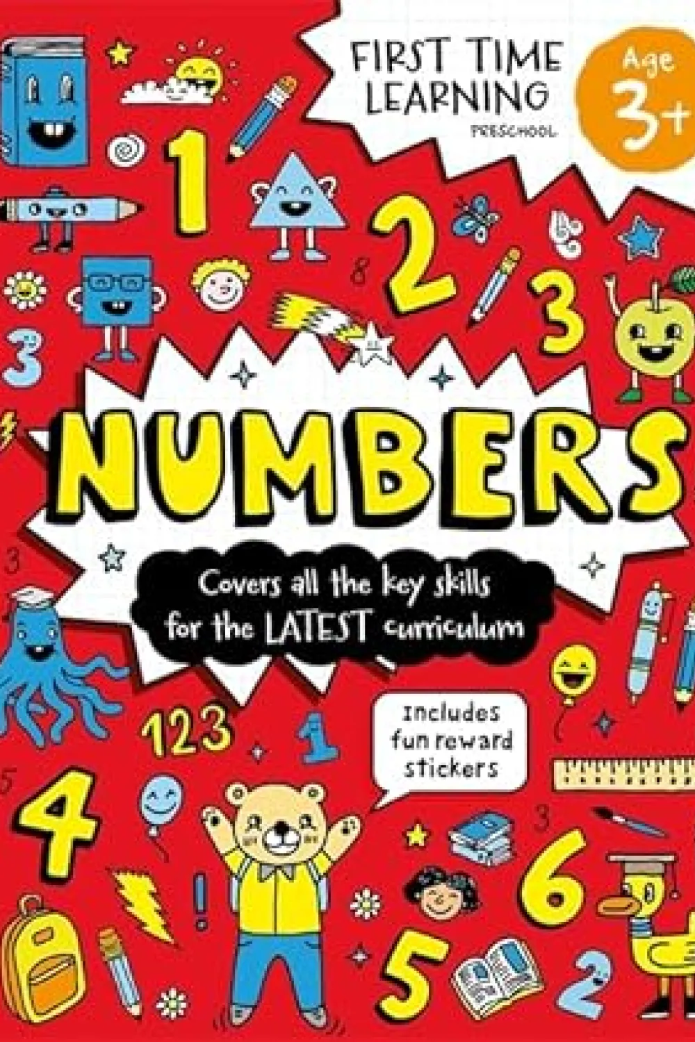 First Time Learning: Age 3+ Numbers - Book - by Igloo Books - Aseer Alkotb