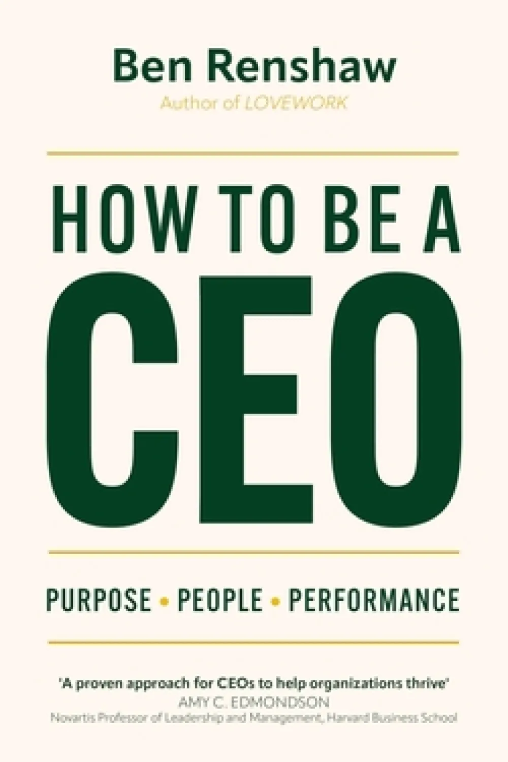 How To Be A CEO - Book - by Ben Renshaw - عصير الكتب