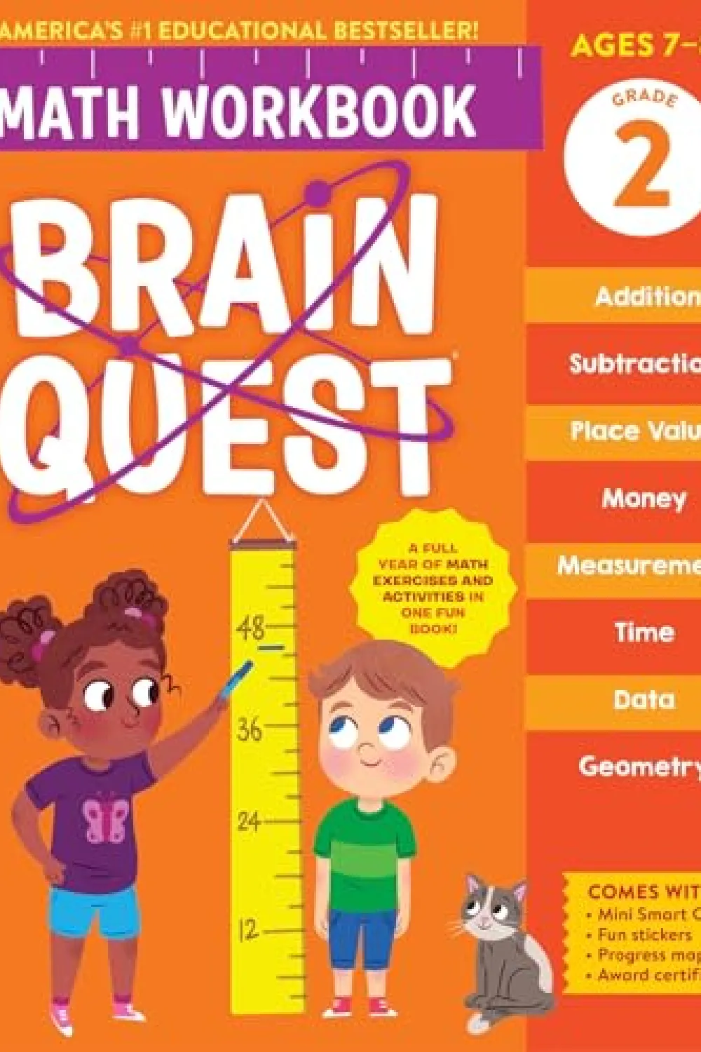 Math Help Workbook Brain Quest Math Workbook-2nd Grade - Book - by Workman Publishing ...