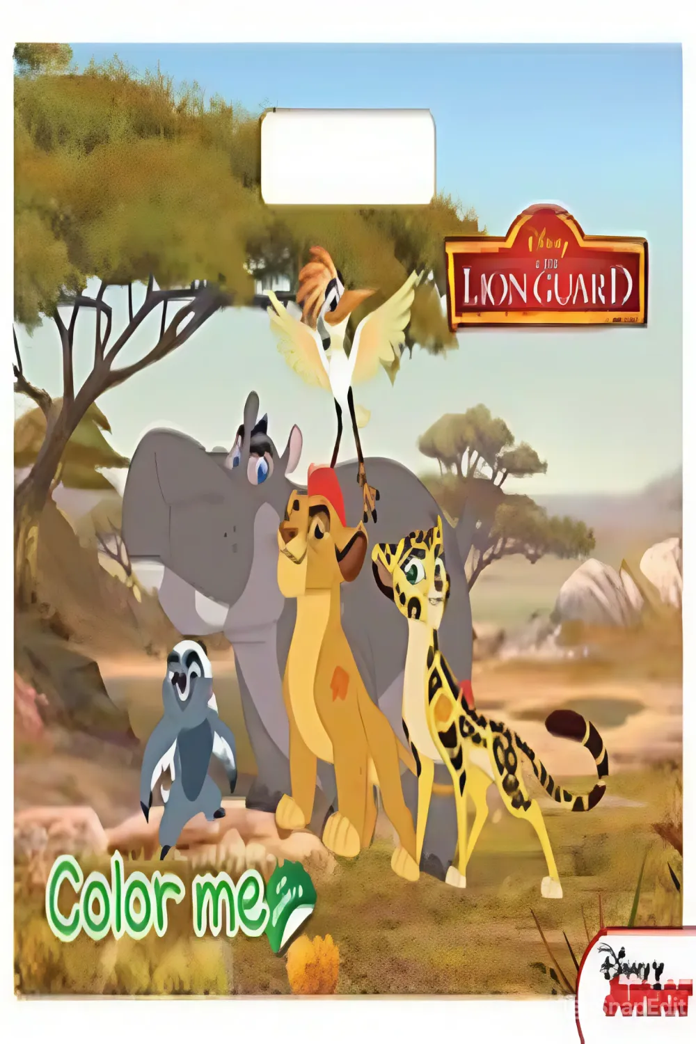 The Lion Guard .. Color me - Book - by ديزني (جونيور) - Aseer Alkotb