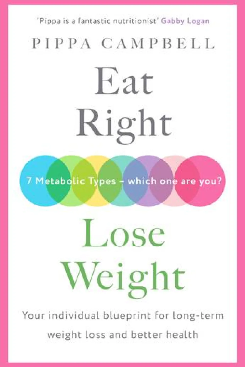 Eat Right Lose Weight - Book - by Pippa Campbell - عصير الكتب