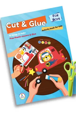 Cut and Glue activity book for kids (Boys) - Book - by Spectrum ...