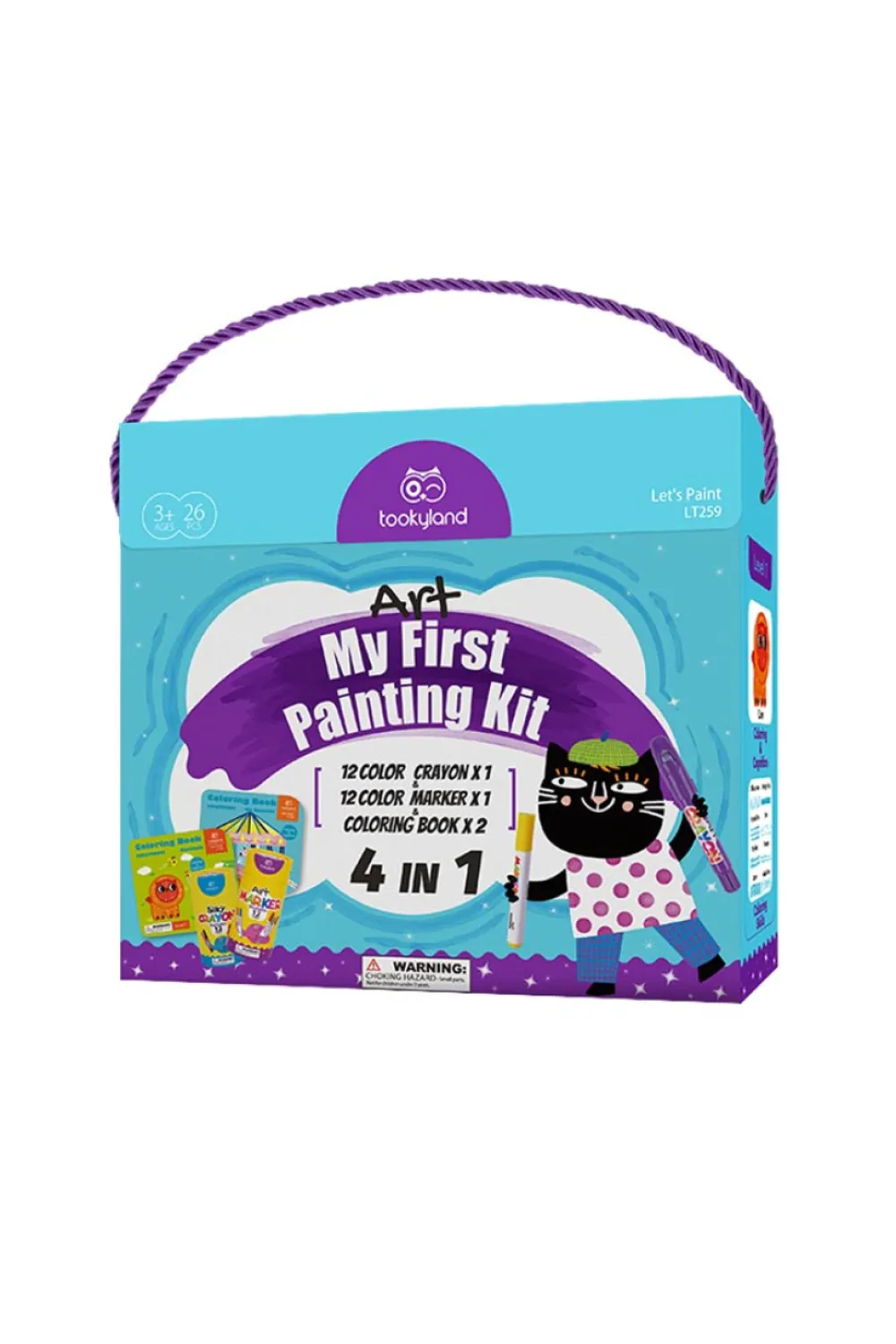 Art My First Painting Kit - Book - By Tooky Toy - Aseer Alkotb